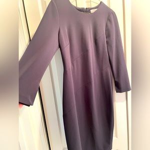 Calvin Klein, size 8 dress. Grayish/purple. Beautiful with slight bell sleeve.
